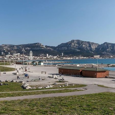 Residence Bord De Mer-Terasse-Plage Prado David Marsilia Exterior foto